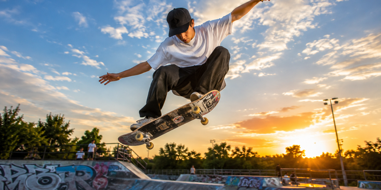 Olahraga Skateboard Perpaduan Keseimbangan Dan Keberanian