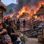 Tragedi Kebakaran Desa Adat Sade Lombok: 129 Rumah Ludes!