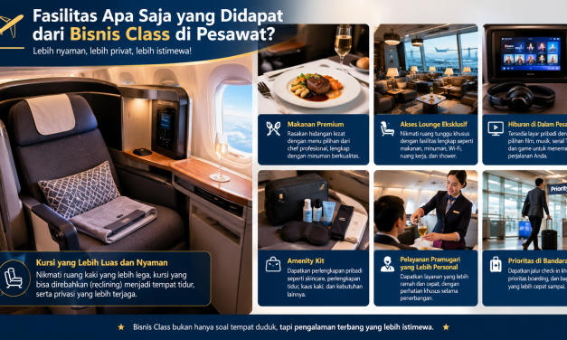 Business Class Menawarkan Kursi Yang Lebih Nyaman