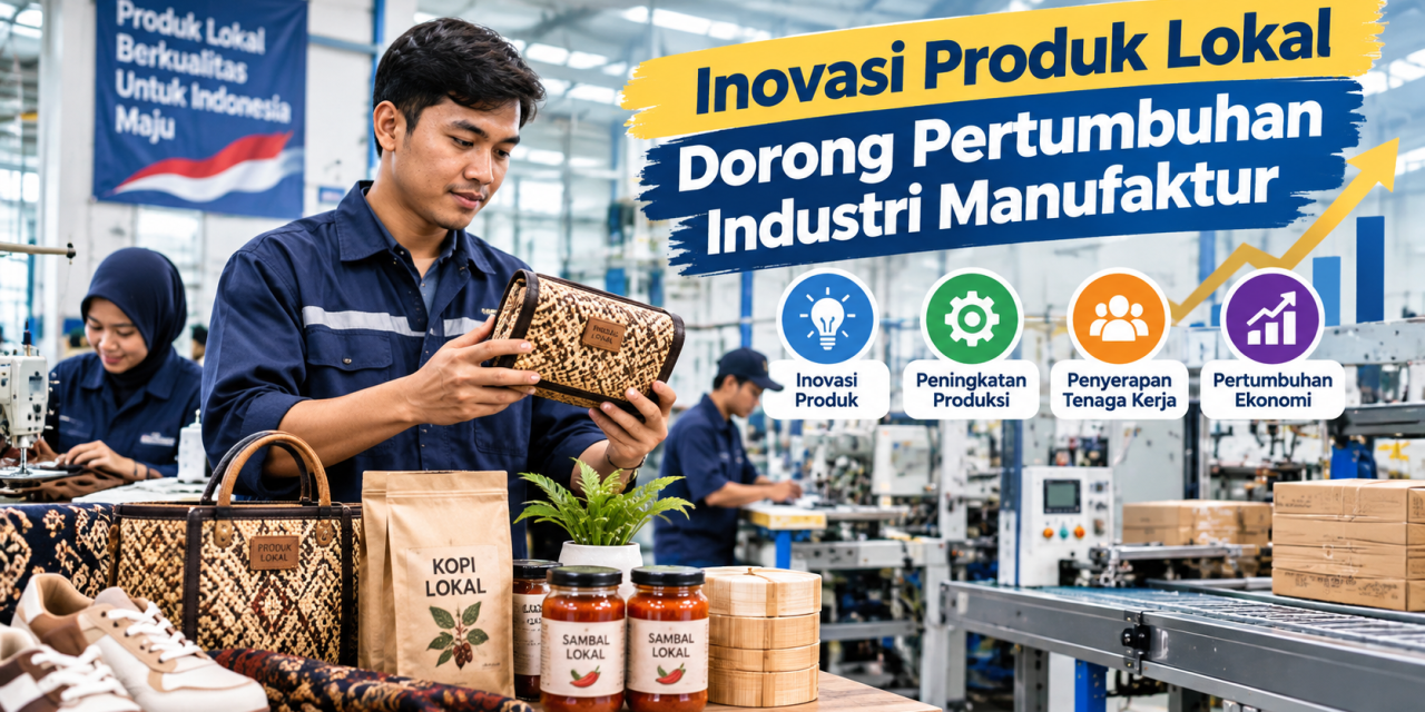 Inovasi Produk Lokal Dorong Pertumbuhan Industri Manufaktur