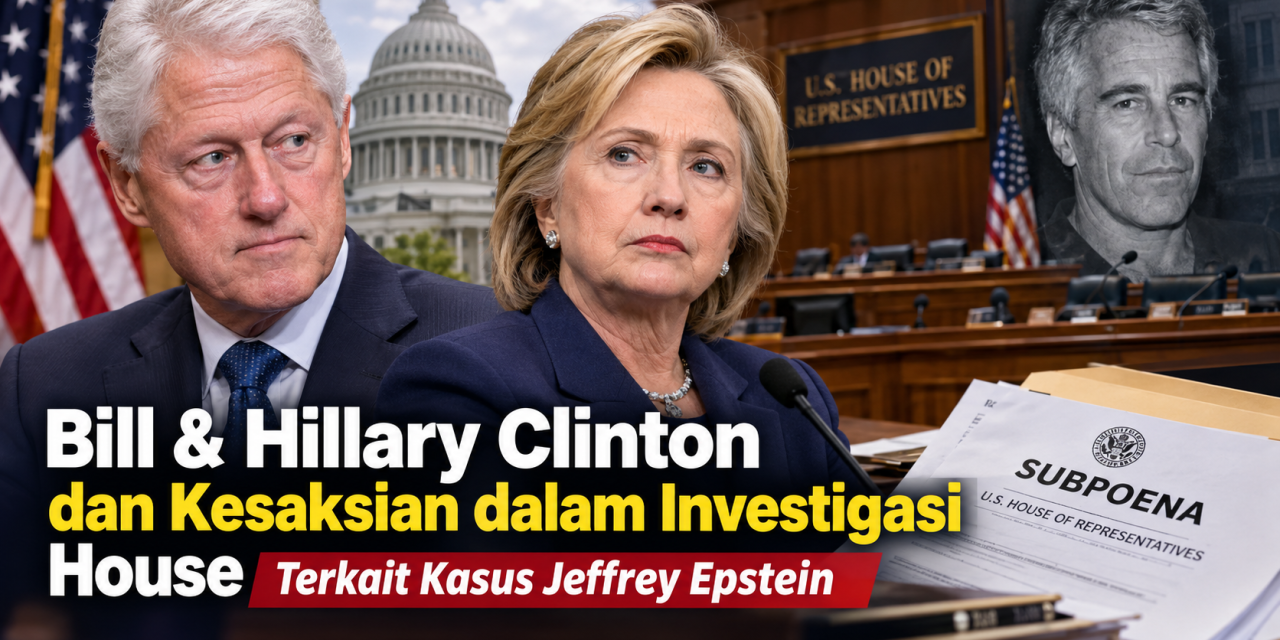 Bill Dan Hillary Clinton Menolak Bersaksi Dalam Investigasi House