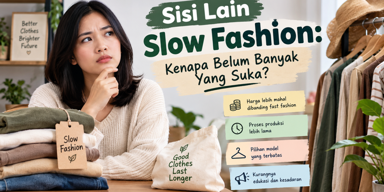 Sisi Lain Slow Fashion: Kenapa Belum Banyak Yang Suka?